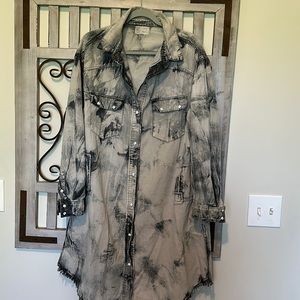Oli & Hali distressed dress- Wagon Ride Dress